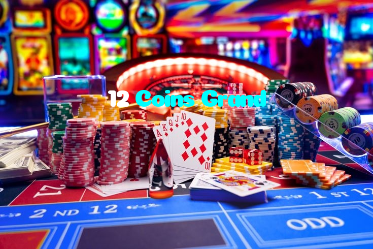 12 Coins Grand casino presented on mobile device in Pakistan with slots and live games