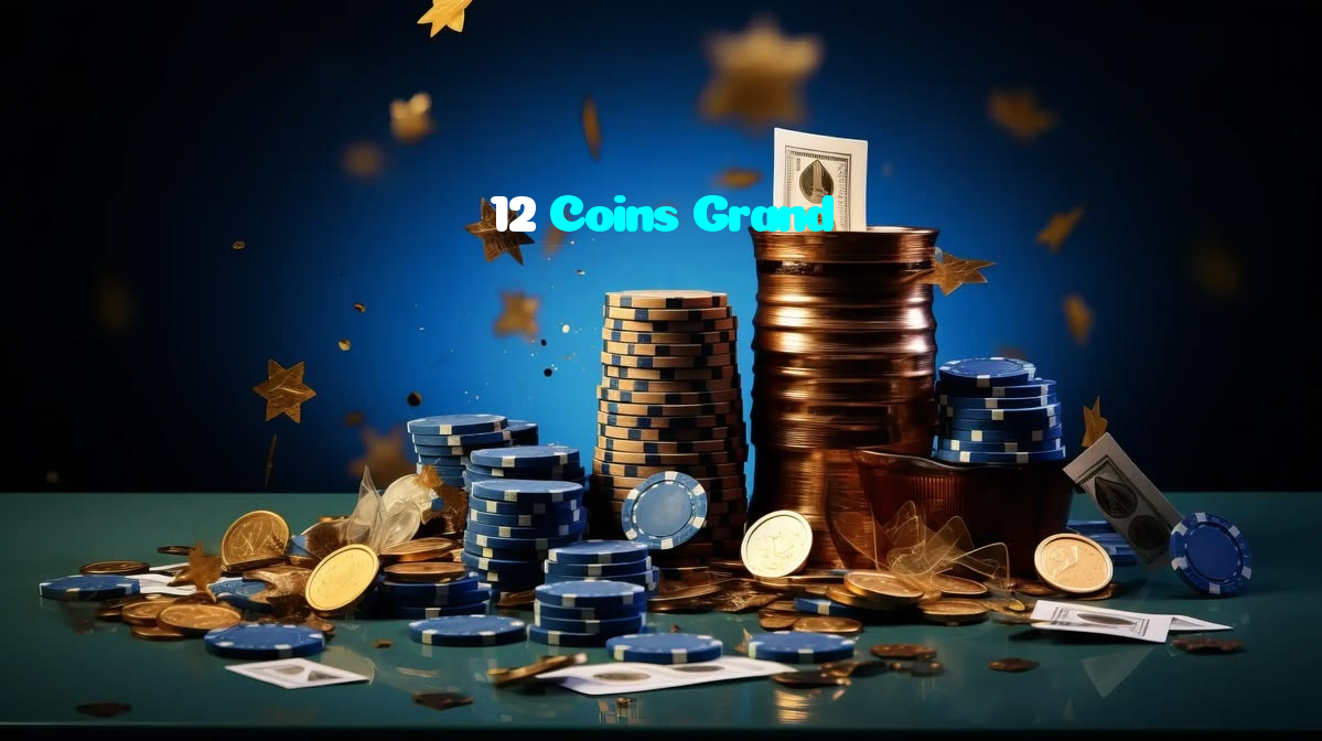 12 Coins Grand casino presented on mobile device in Pakistan with slots and live games